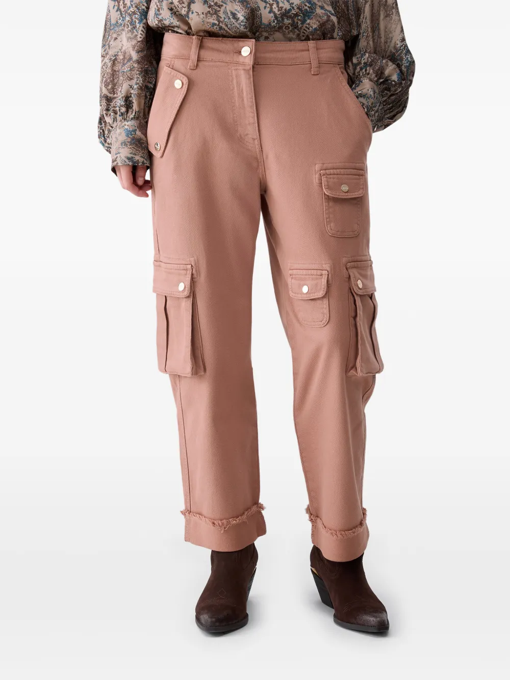 LIU JO Broek met zakken Roze