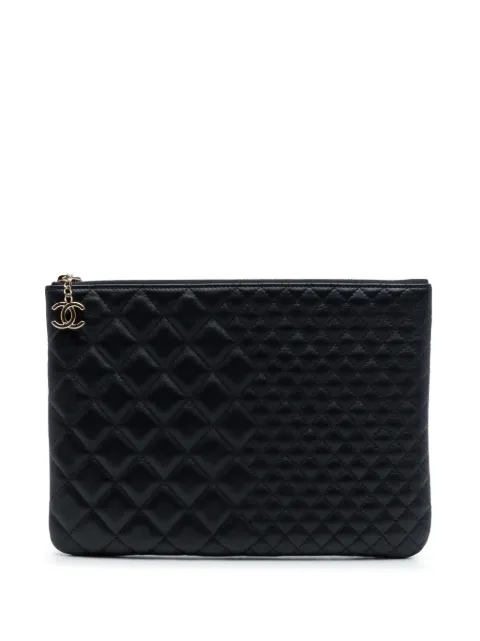 CHANEL Pre-Owned 2016-2017 Medium Bi Quilted Lambskin O Case clutch bag