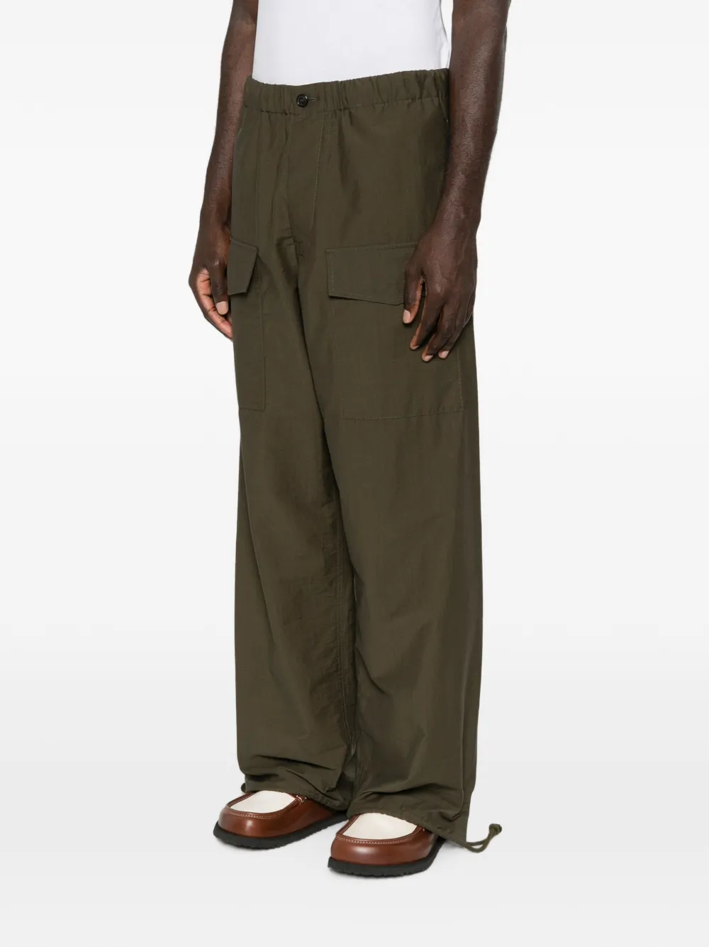 JW Anderson Trainingsbroek met geborduurd logo Groen