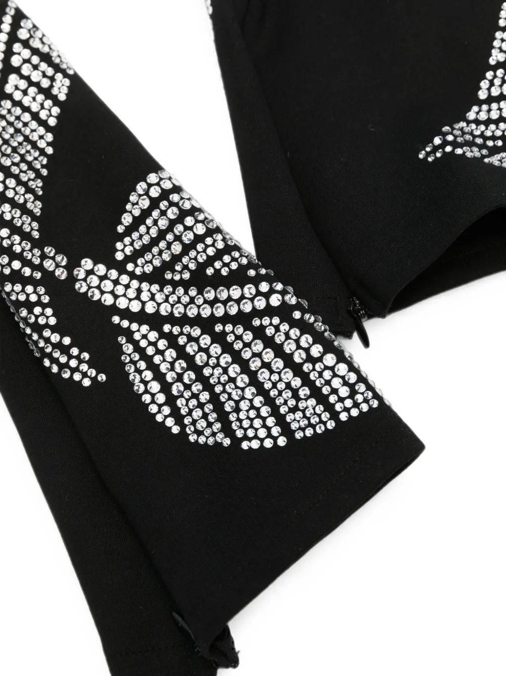 David Koma Crystal-embellished Long Gloves in Black, view 3