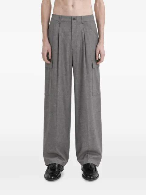 Giorgio Armani marl-pattern cargo trousers