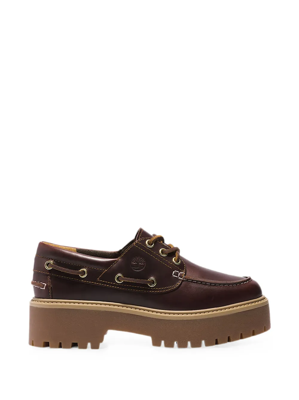 Timberland Stone Street Platform Loafers In Brown