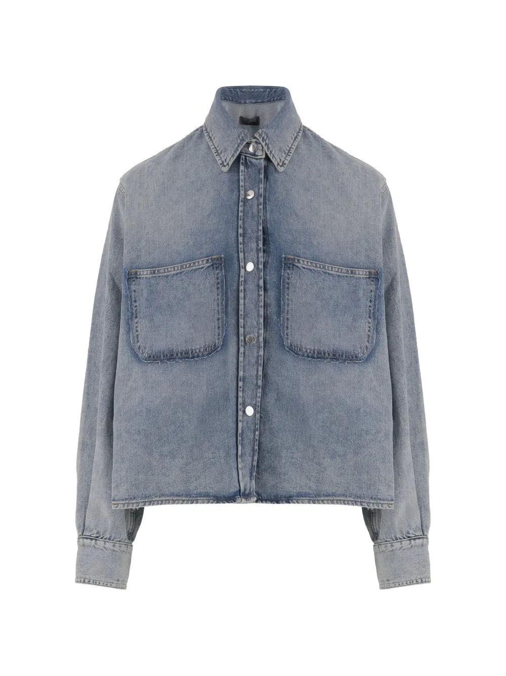 Haikure Patch-pocket Denim Jacket In Blue