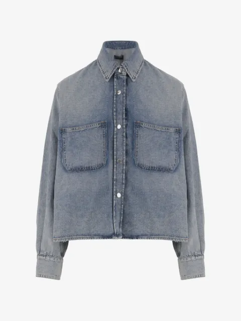 Haikure patch-pocket denim jacket