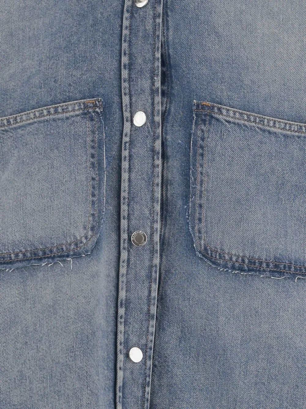 Haikure Denim jack Blauw