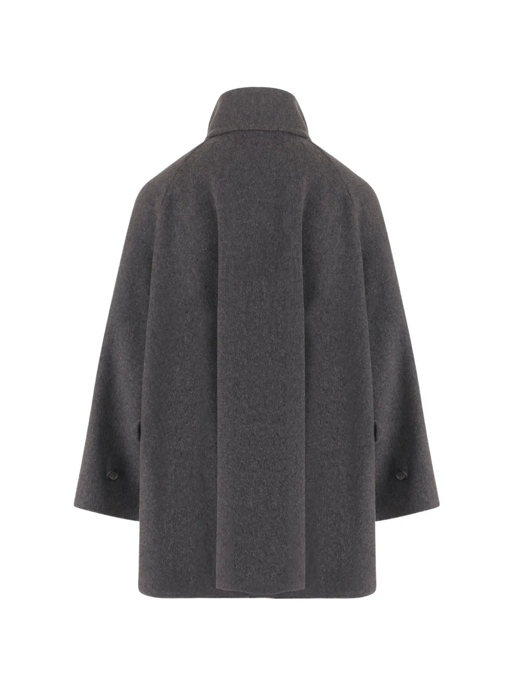 Tagliatore Leila high-neck cape jacket Grijs