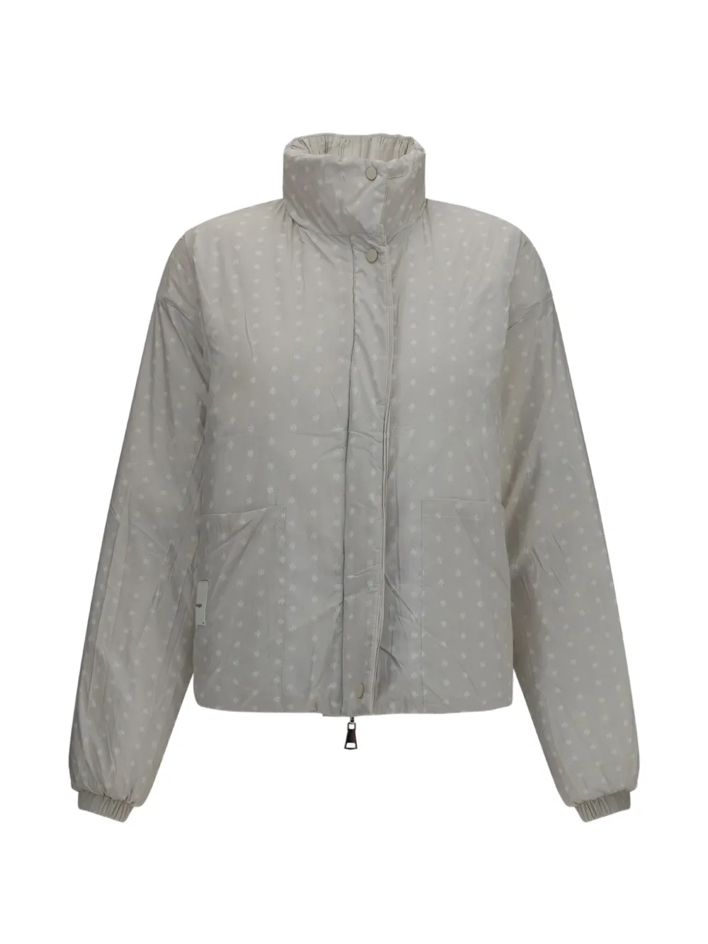 Gongdid Design plissé-effect padded jacket - Nude