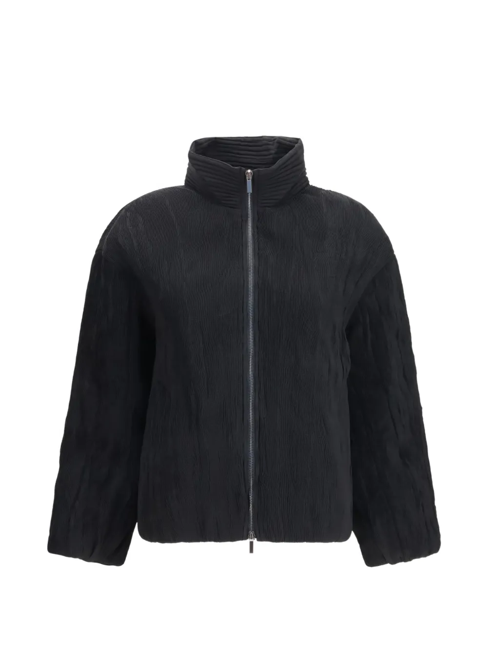 Gongdid Design padded plissé bomber jacket - Schwarz