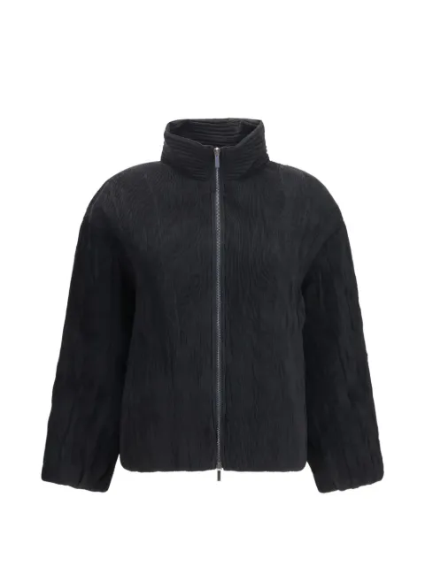 Gongdid Design padded plissé bomber jacket