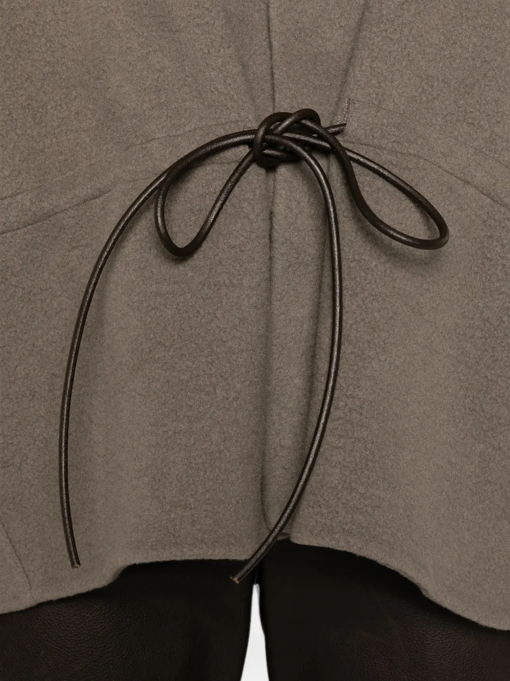 Rick Owens Sail flared jack met strik Grijs