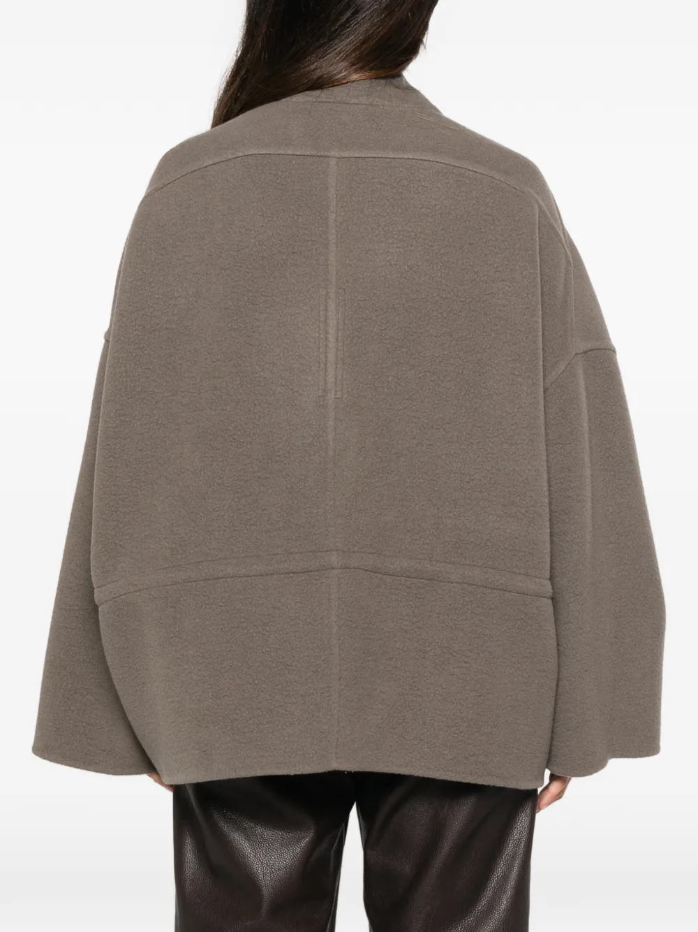Rick Owens Sail flared jack met strik Grijs
