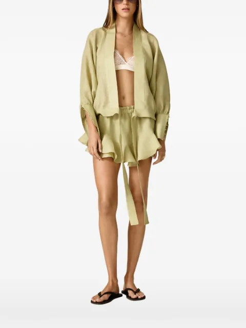 PNK wrap-style top