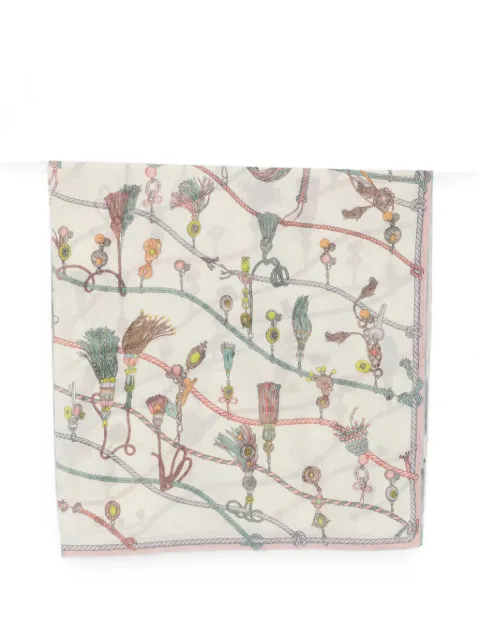 Versace Hanging Out print shawl