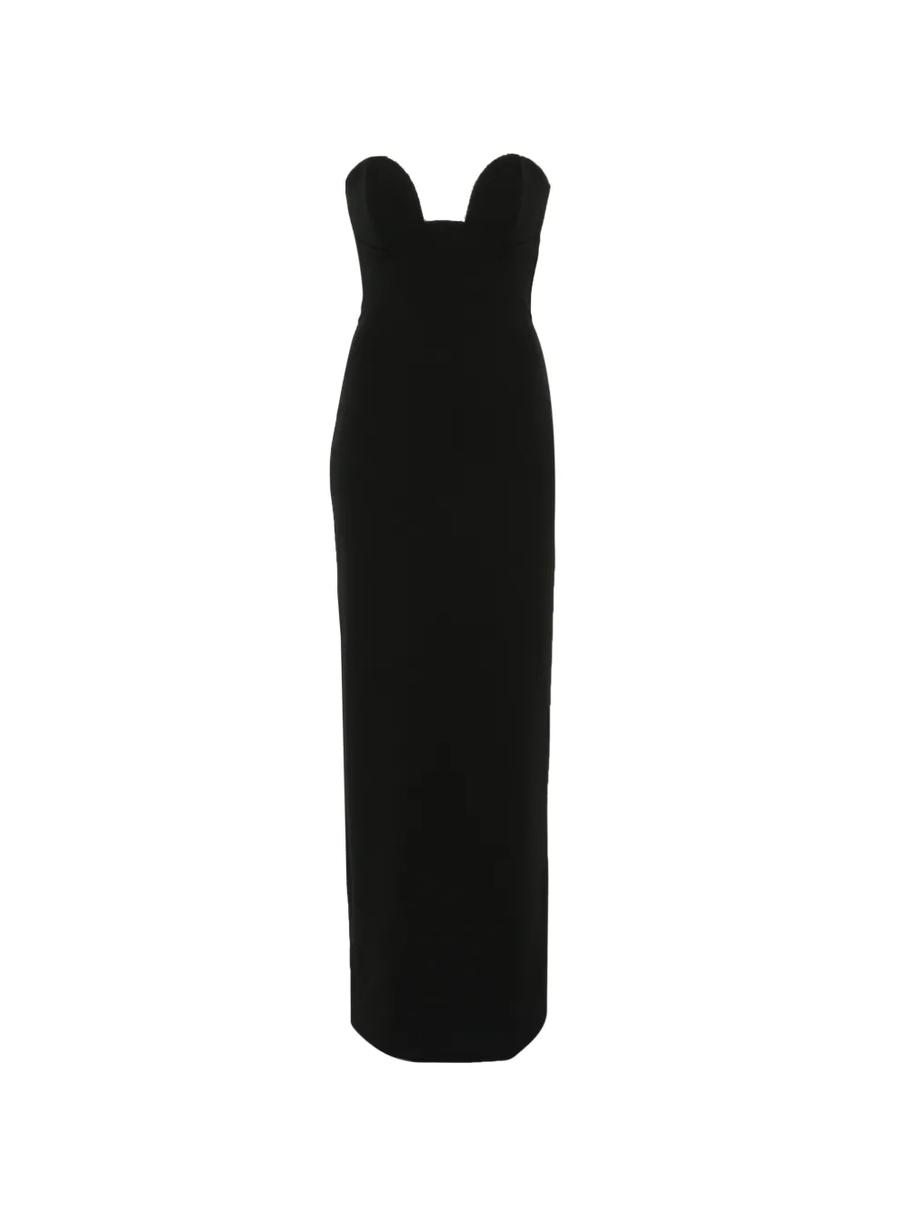 Solace London The Sommer maxi dress in black - Nero