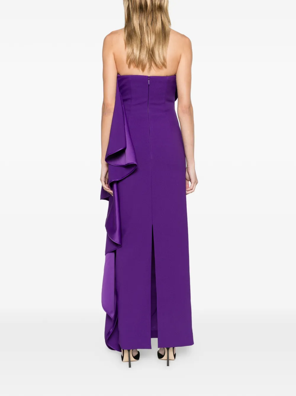 Solace London The Andress maxi dress in deep orchid Paars