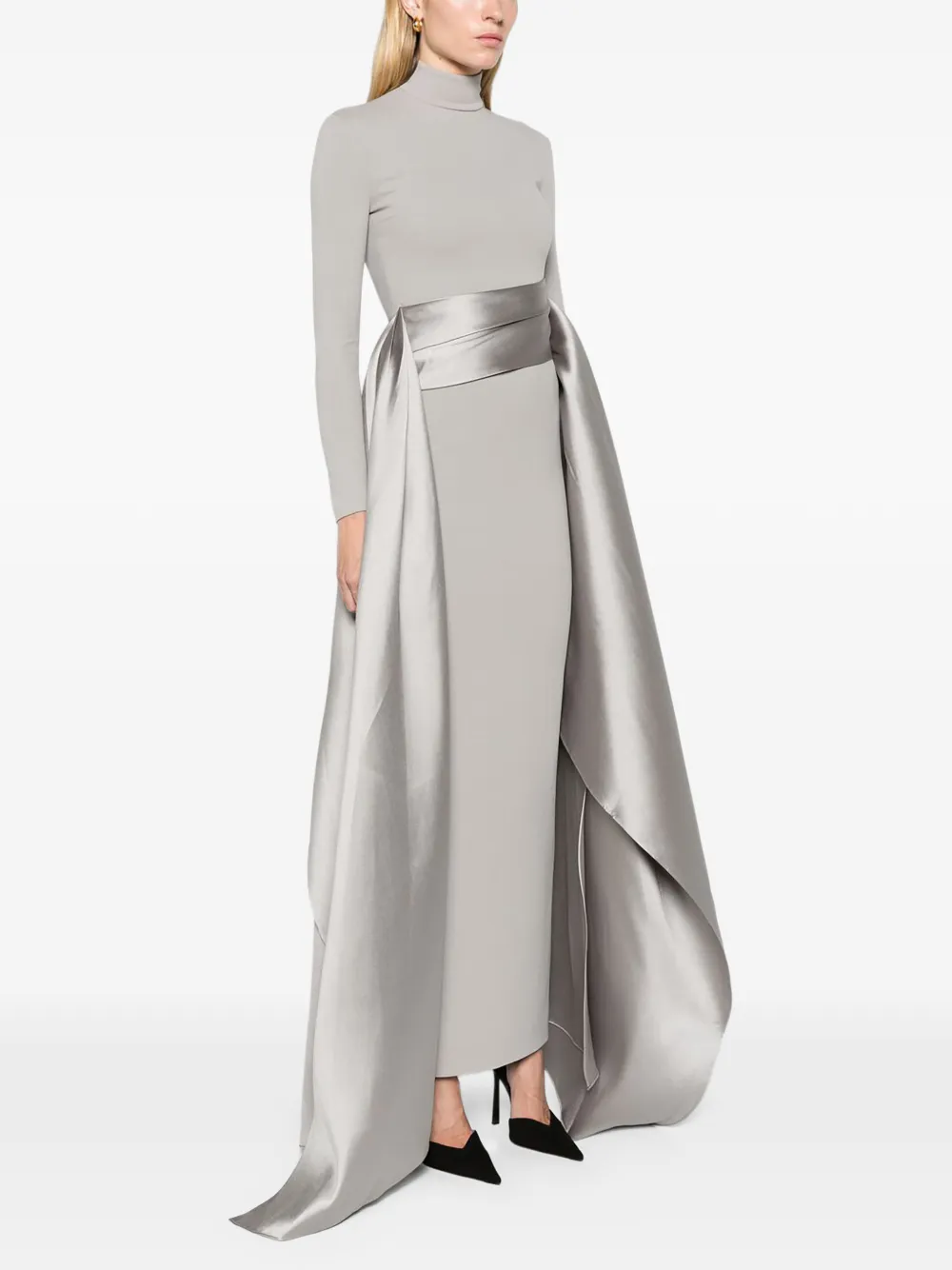 Solace London Olivia maxi dress Grijs