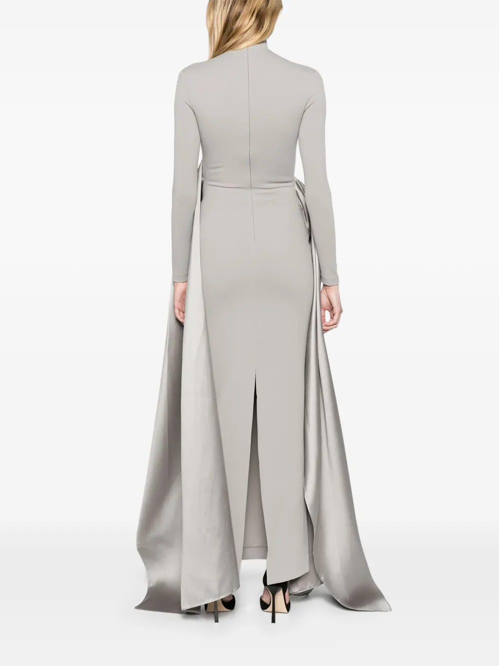 Solace London Olivia maxi dress Grijs