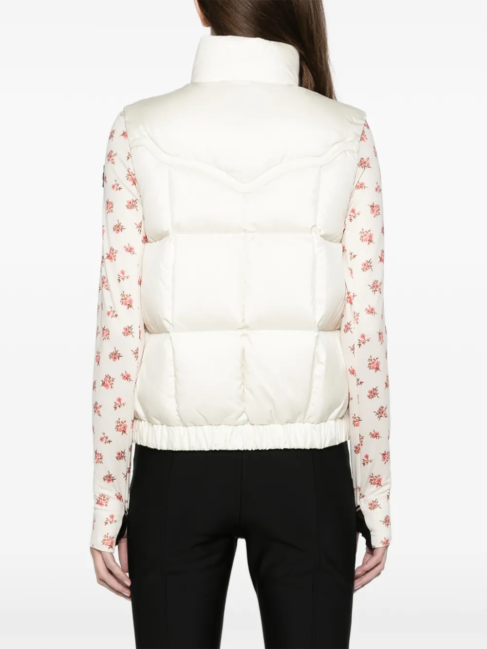 Moncler Grenoble Doucy square-quilted down vest Wit