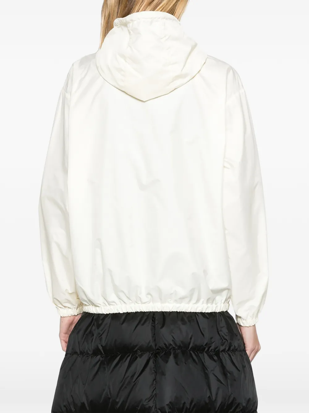 Moncler hooded windbreaker Wit