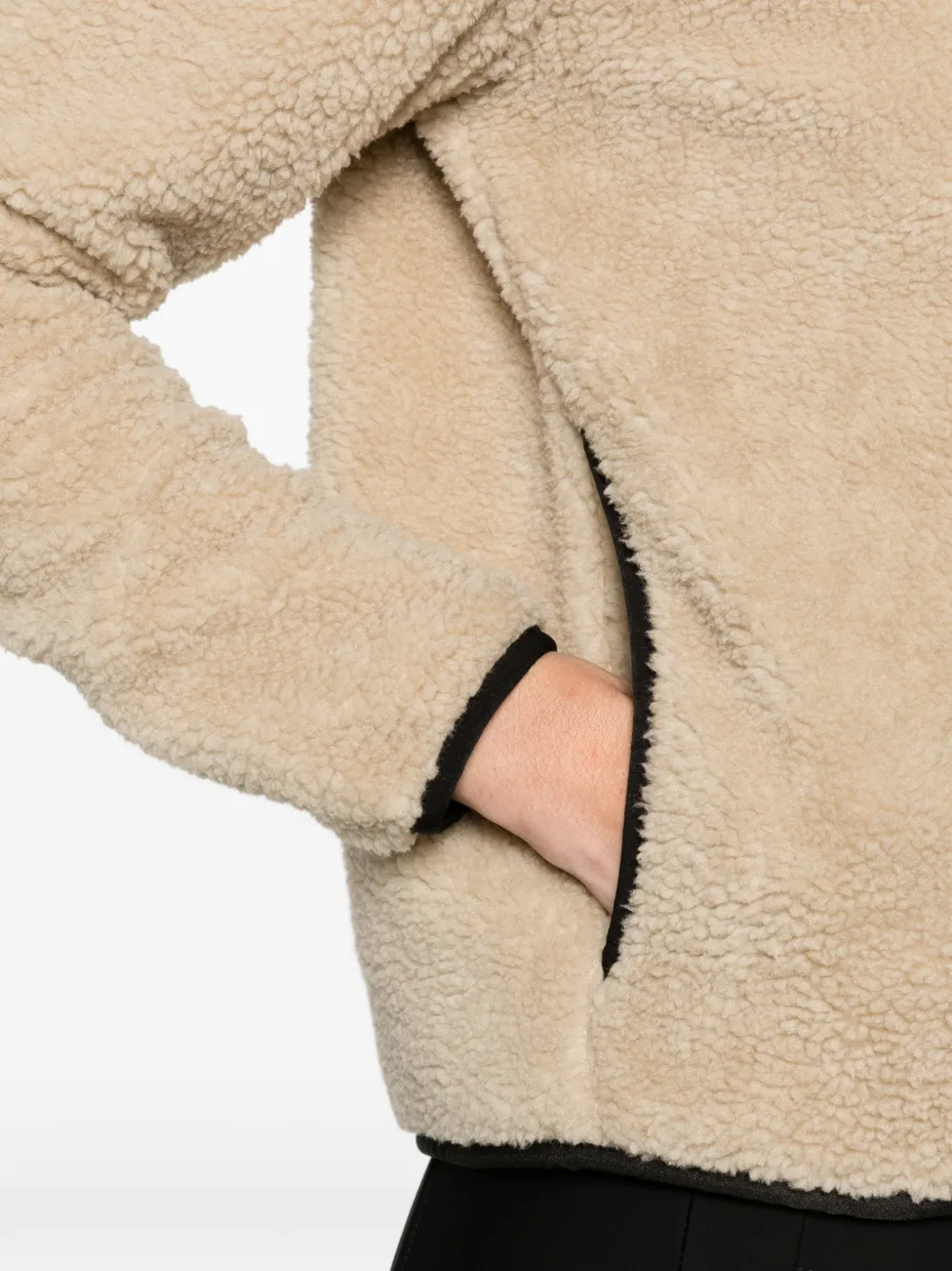Colmar teddy-effect ski fleece Beige