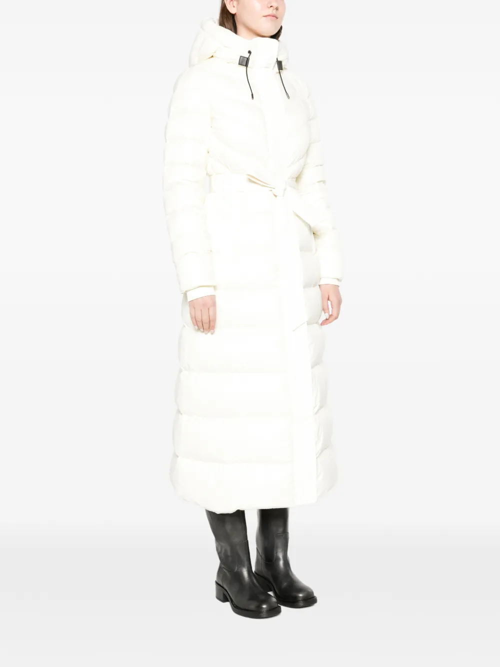 Mackage Calina lustrous down maxi coat Wit