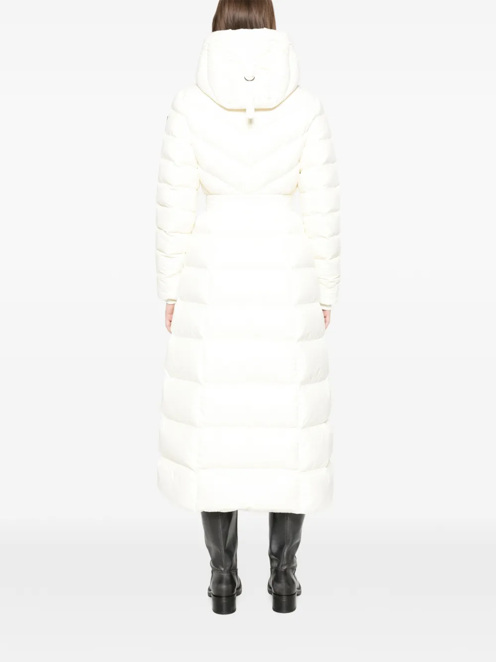 Mackage Calina lustrous down maxi coat Wit