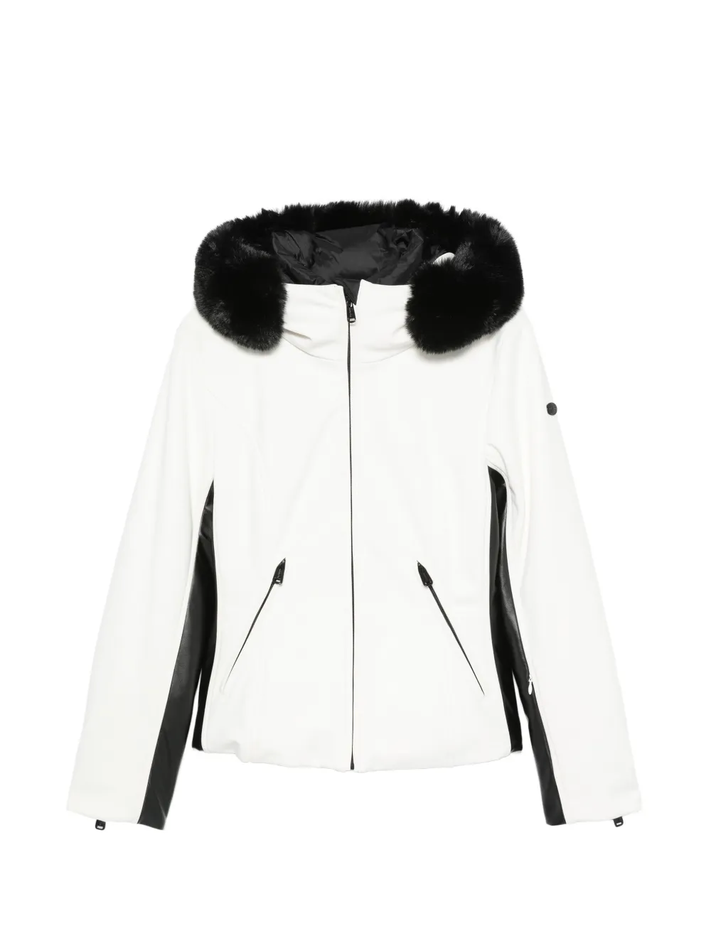 Goldbergh veste de ski bordée de fourrure artificielle - Blanc