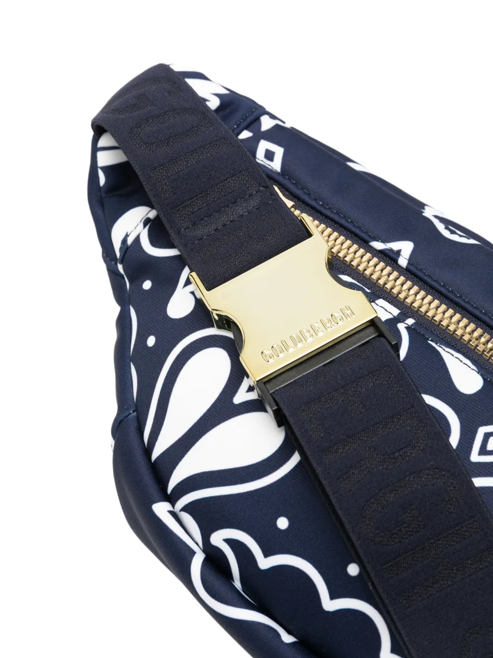 Goldbergh Takara heuptas met bandana-print Blauw