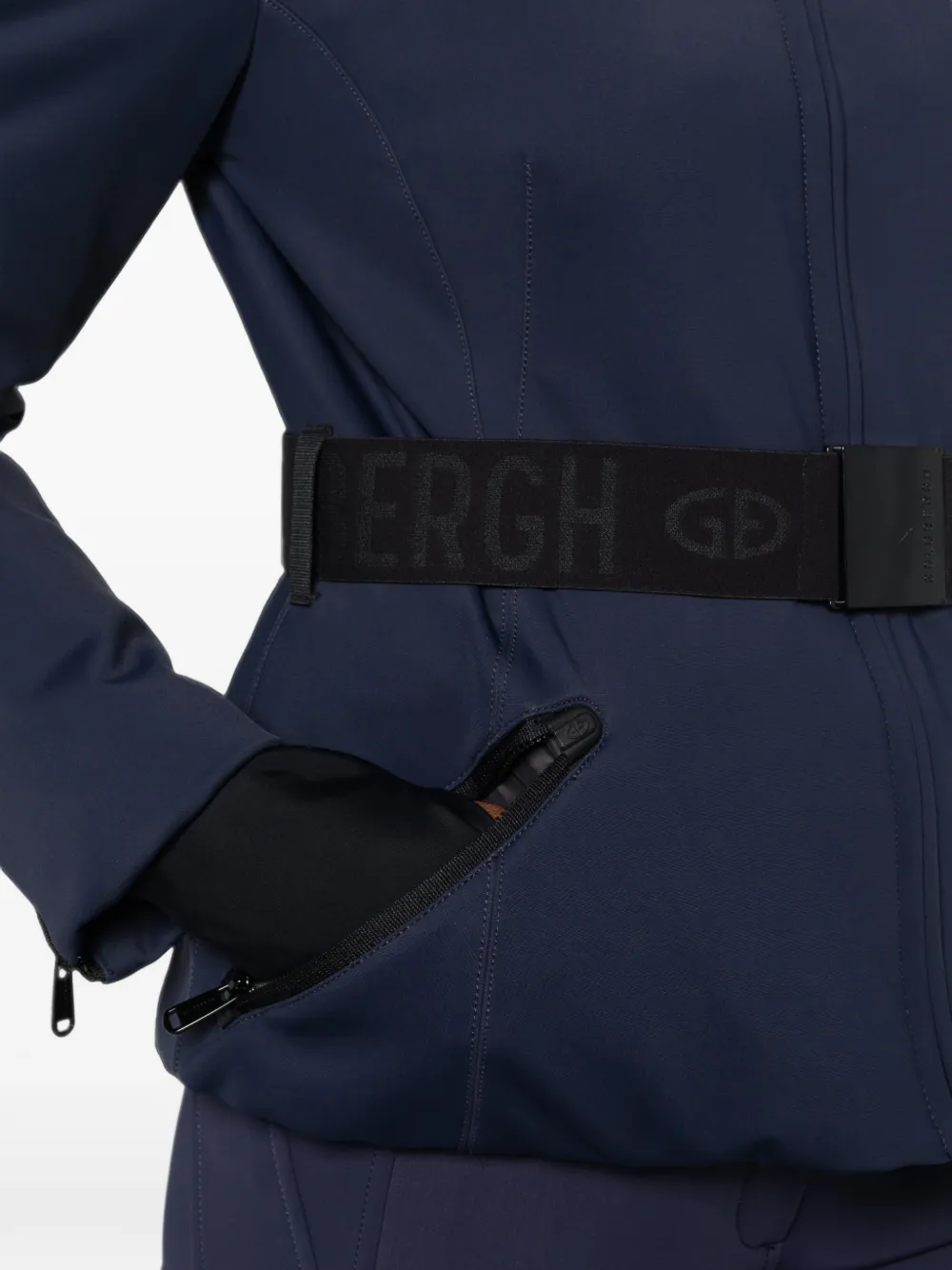 Goldbergh Hida ski-jack met afwerking Blauw
