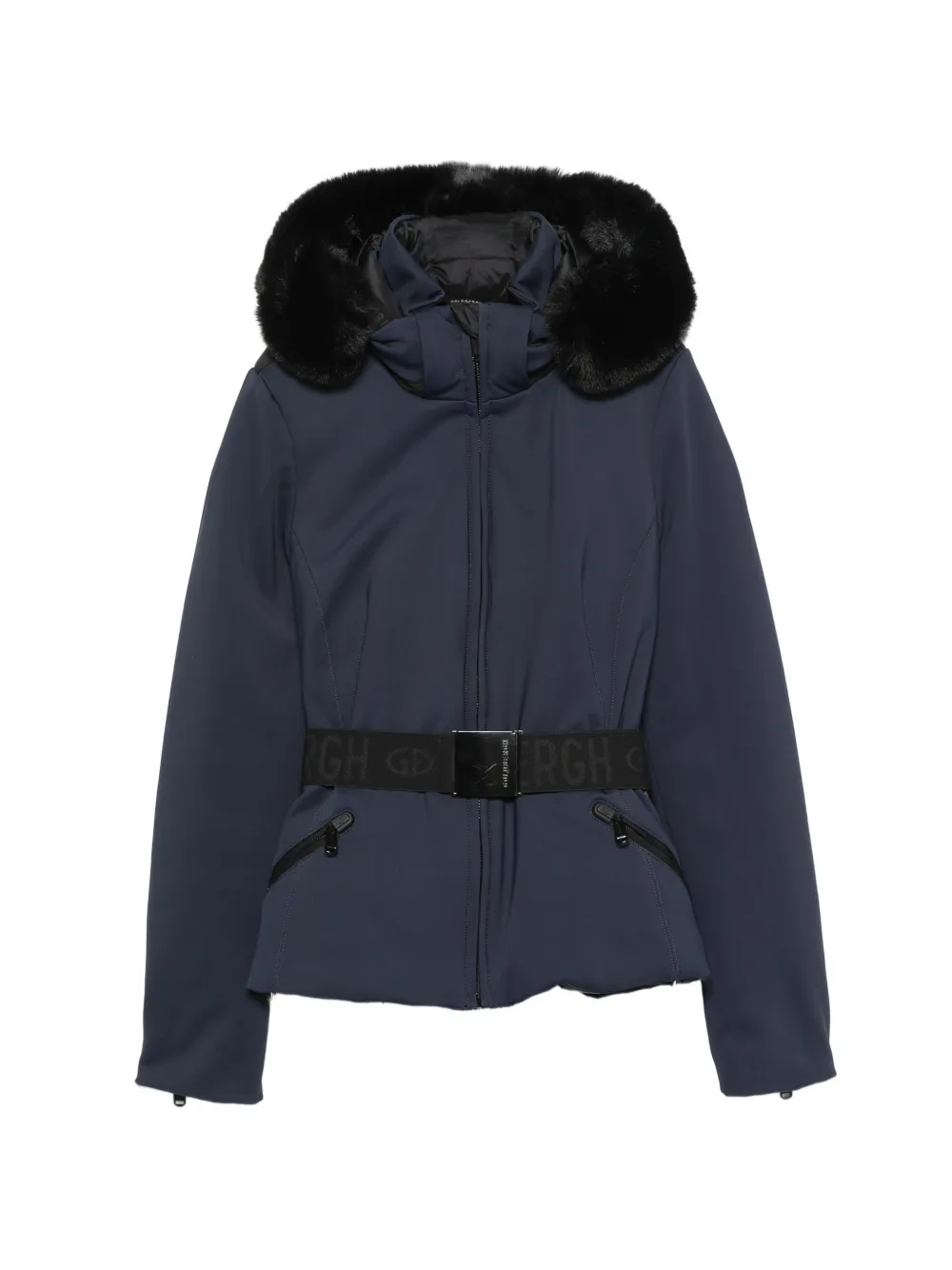 Goldbergh Hida ski-jack met afwerking Blauw