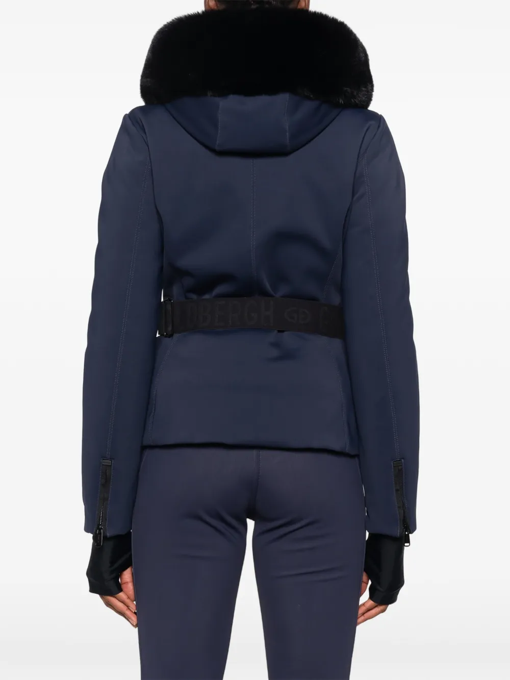 Goldbergh Hida ski-jack met afwerking Blauw