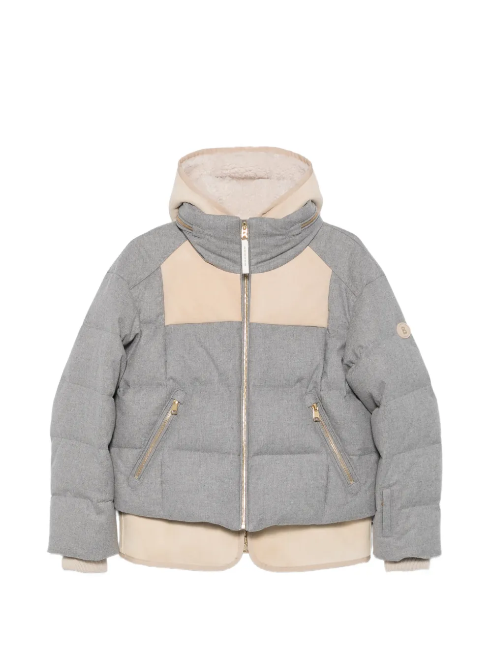 BOGNER Gesteppte Moja Kapuzenjacke - Grau
