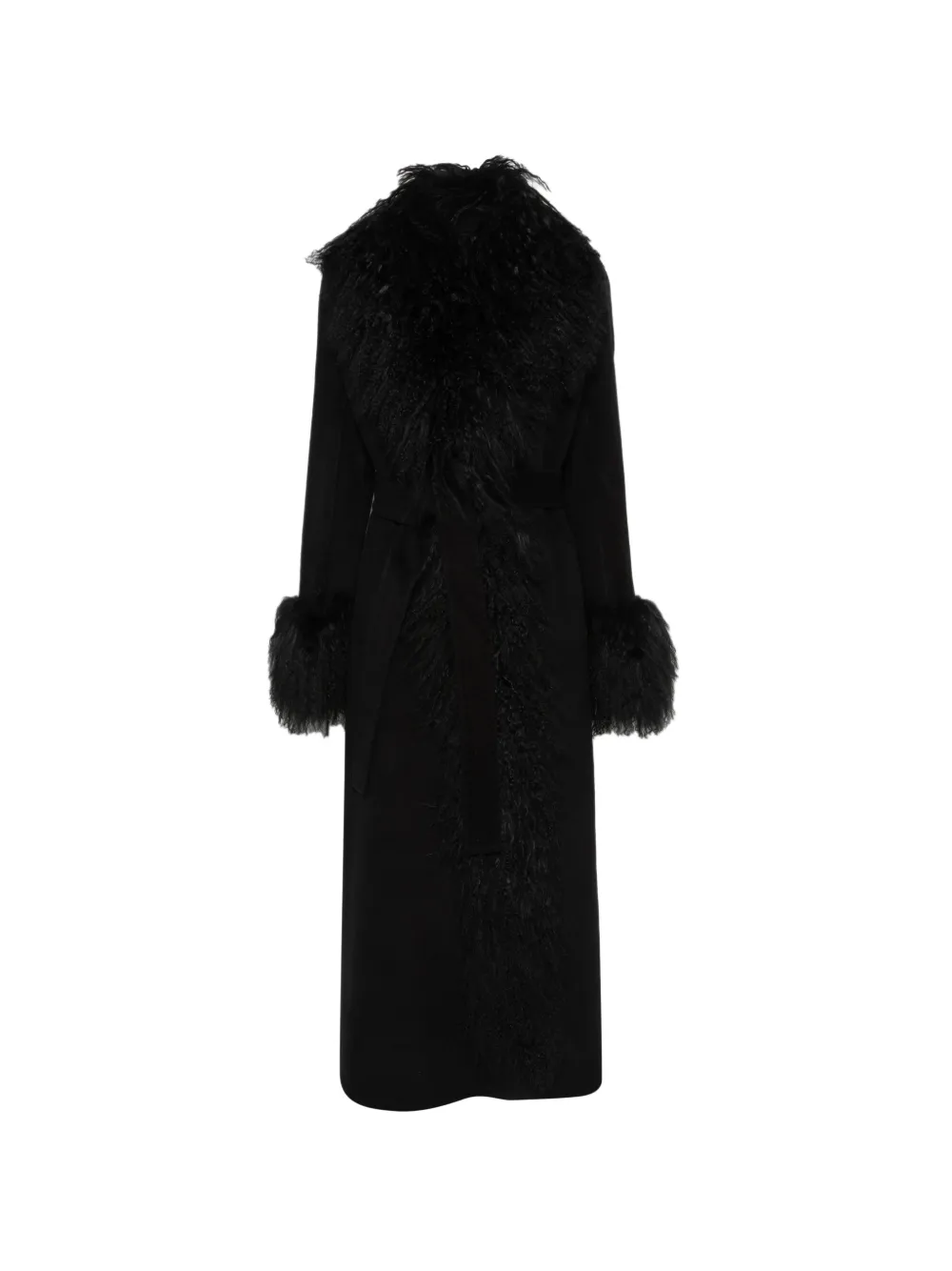 ducie Lola Mongolian coat - Schwarz