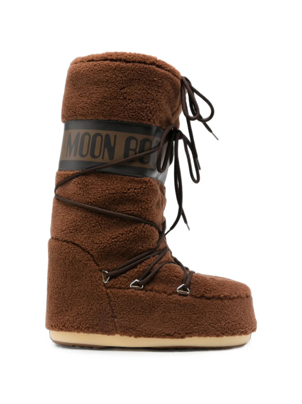 Moon Boot Icon fleece boots - Braun