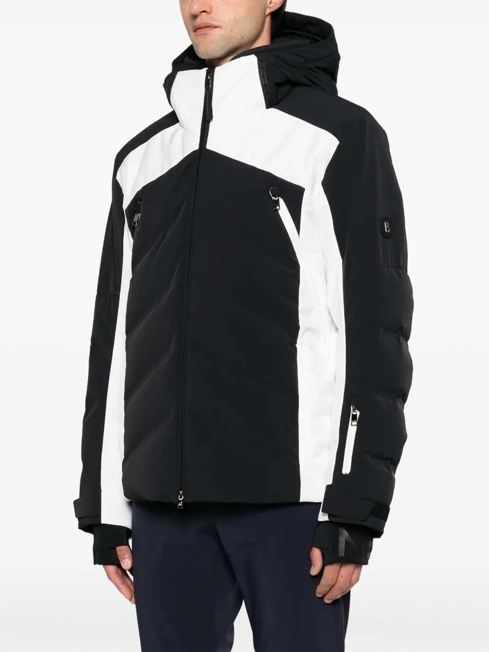 BOGNER Jervie-D gewatteerd ski-jack Zwart