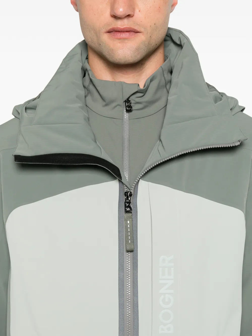 BOGNER Fenno-T ski-jack met capuchon Groen