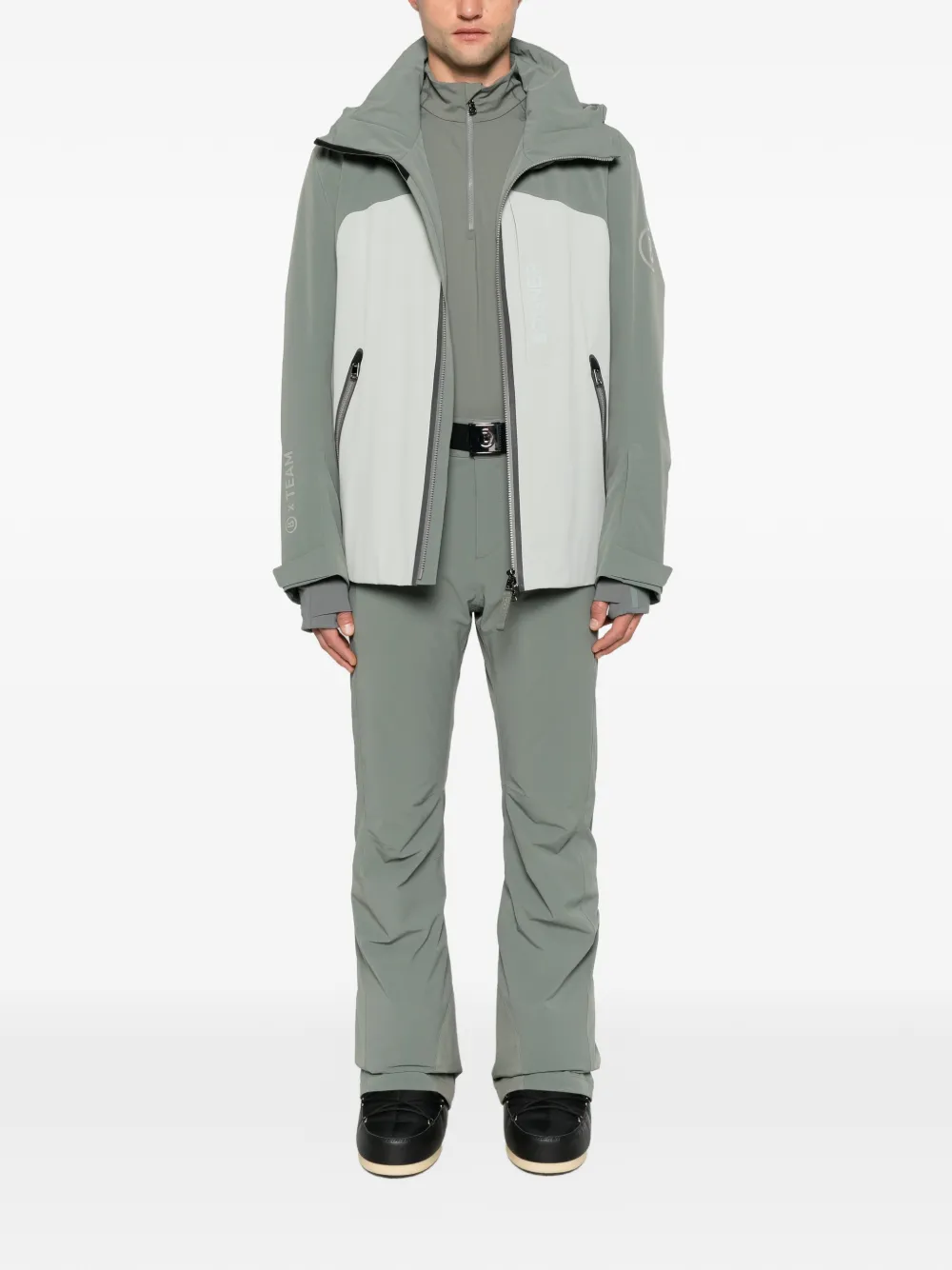 BOGNER Fenno-T ski-jack met capuchon Groen