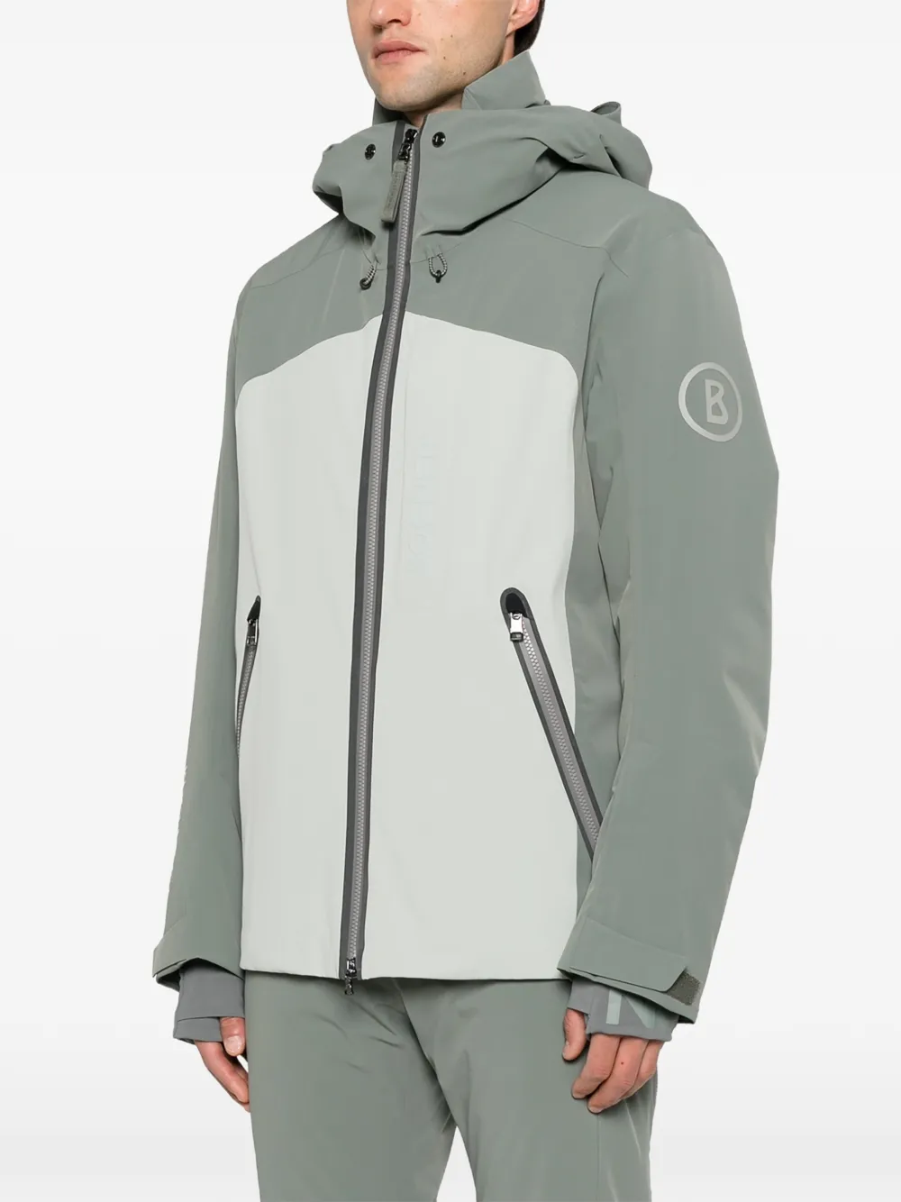BOGNER Fenno-T ski-jack met capuchon Groen
