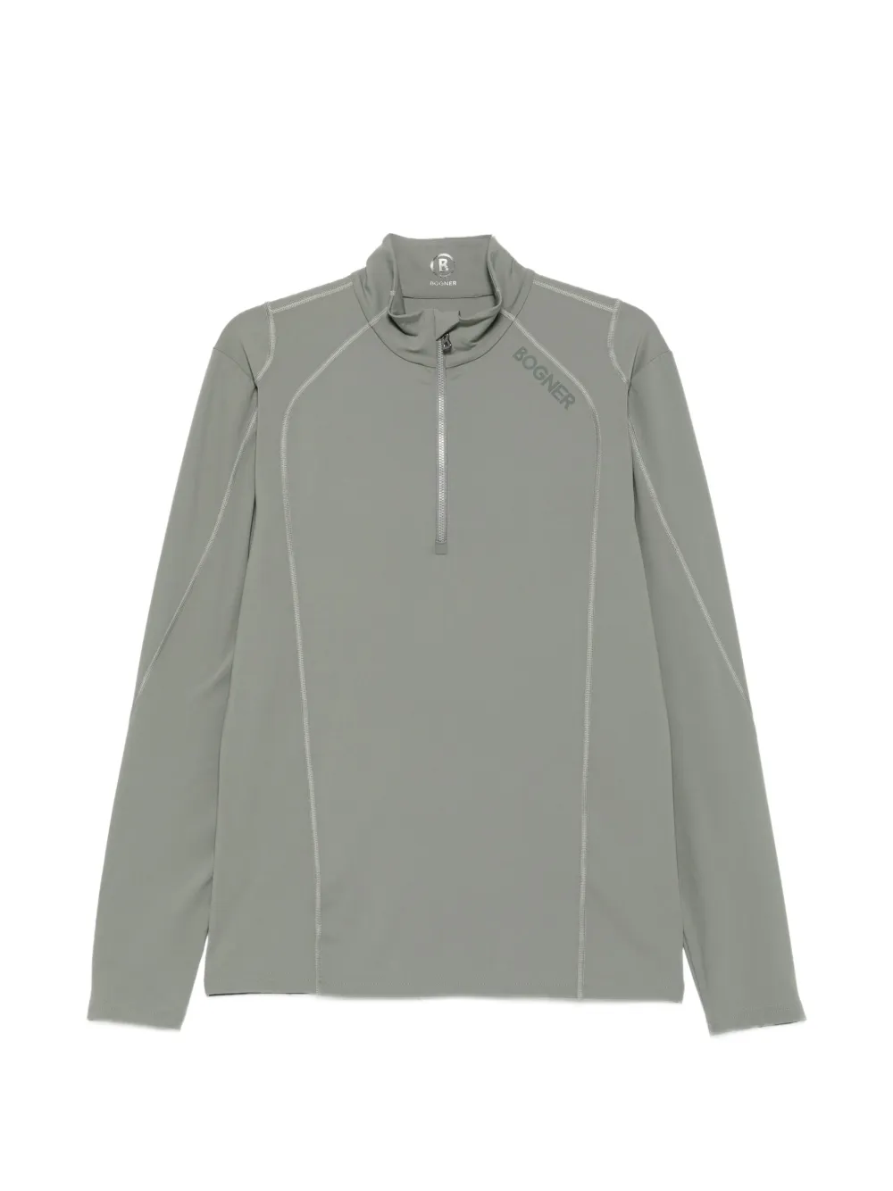BOGNER Harry skitop met logo-print Groen
