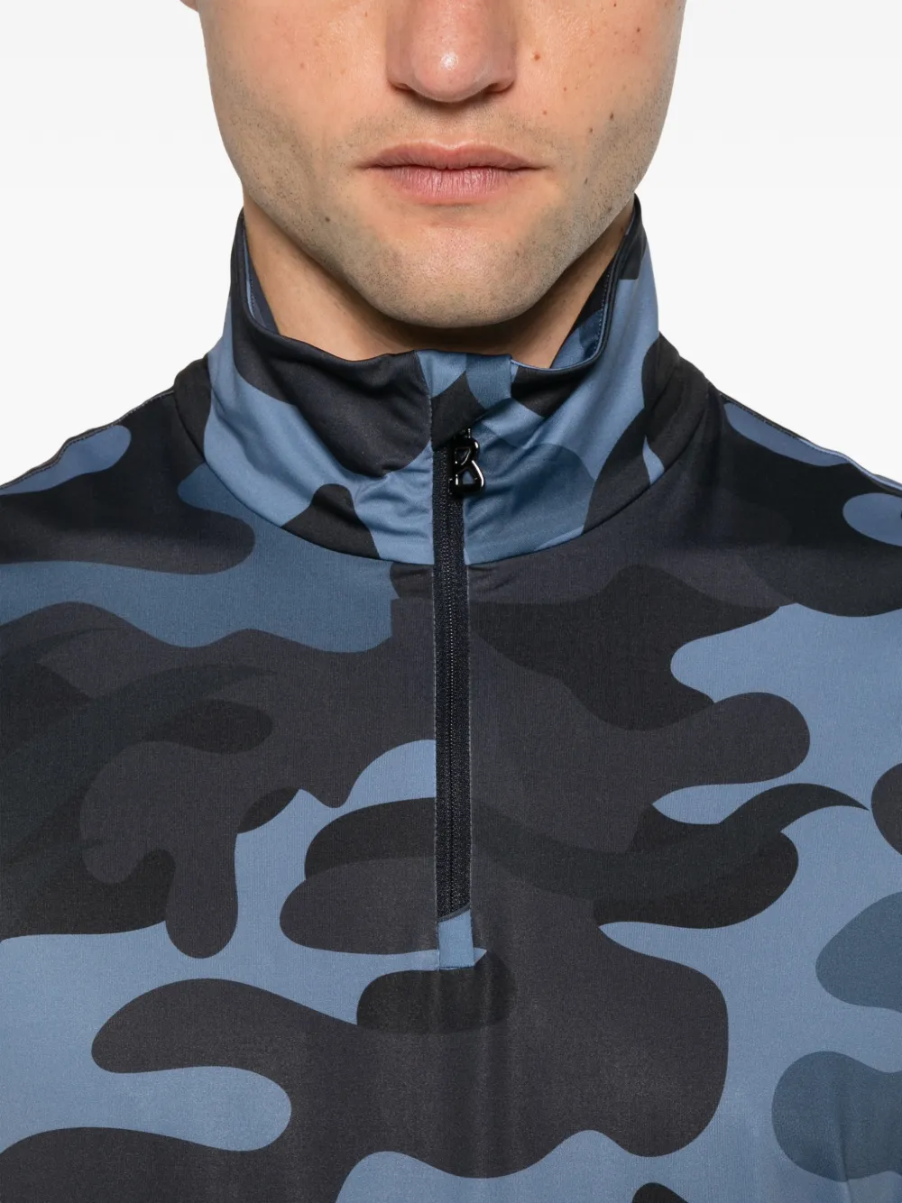 BOGNER Verti basislaag met camouflage-print Blauw