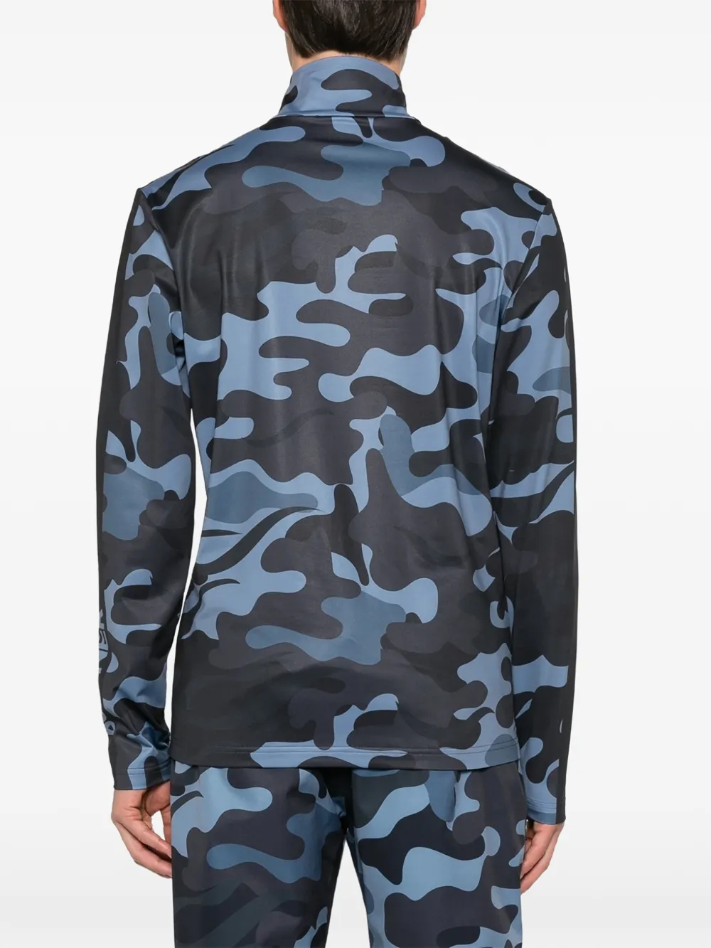 BOGNER Verti basislaag met camouflage-print Blauw