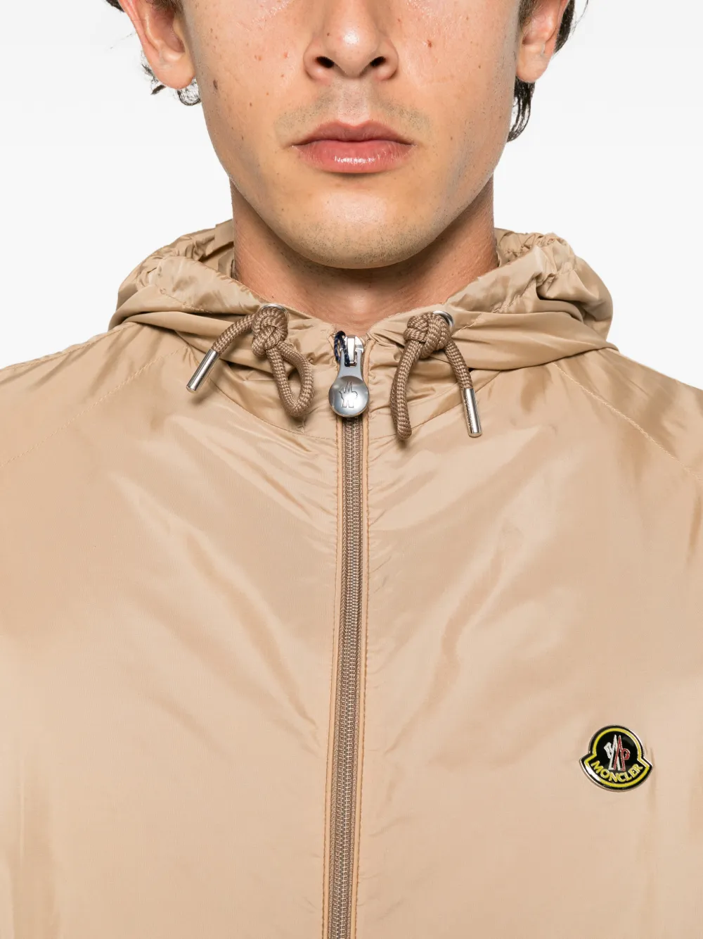 Moncler hooded rainwear jacket Bruin