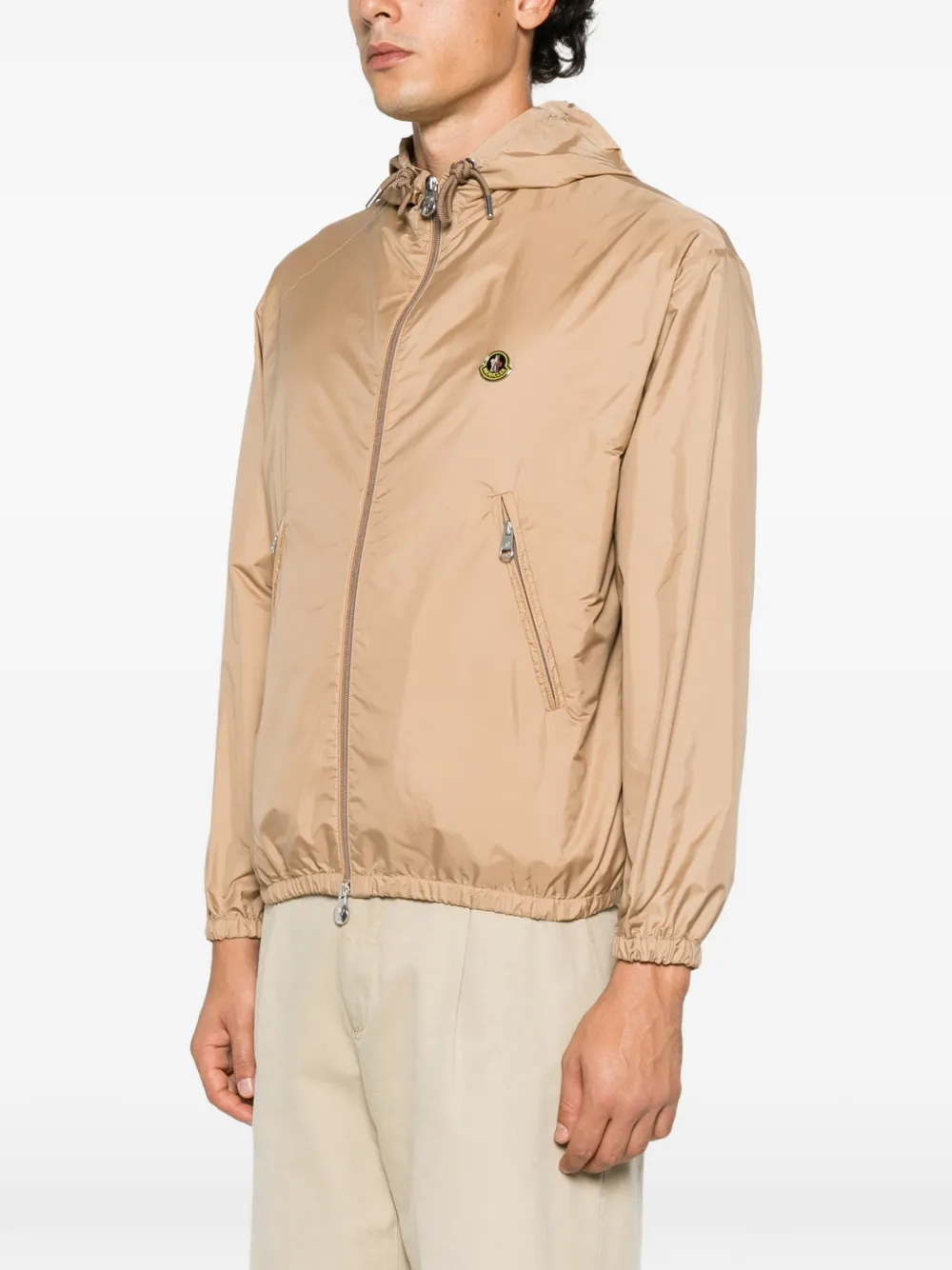 Moncler hooded rainwear jacket Bruin