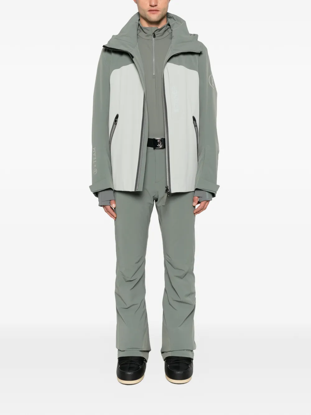 BOGNER Thore-T skibroek met ceintuur Groen