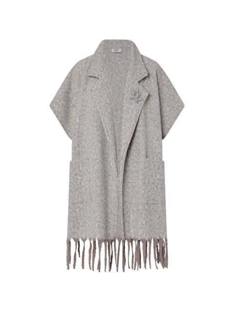 LIU JO poncho largo en jacquard