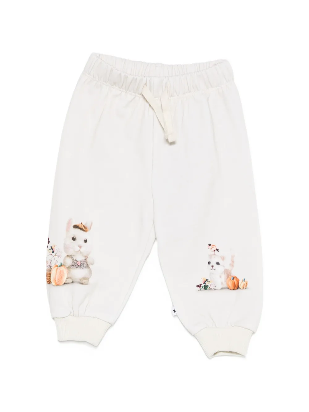 Molo Simeon graphic-print track pants - Toni neutri