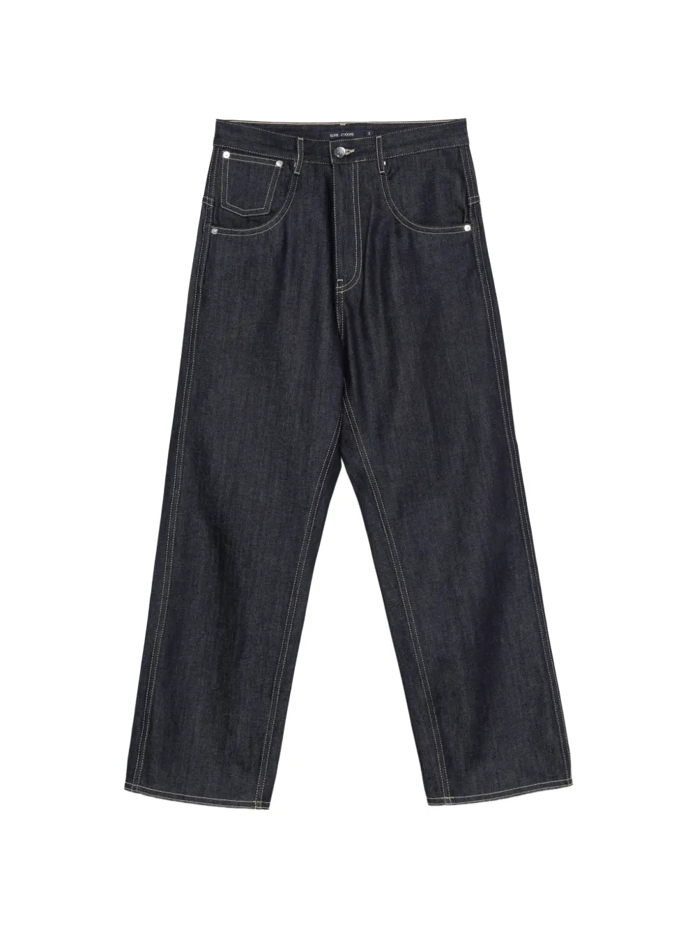 Sofie D'hoore Phill contrast-stitch jeans - Blu
