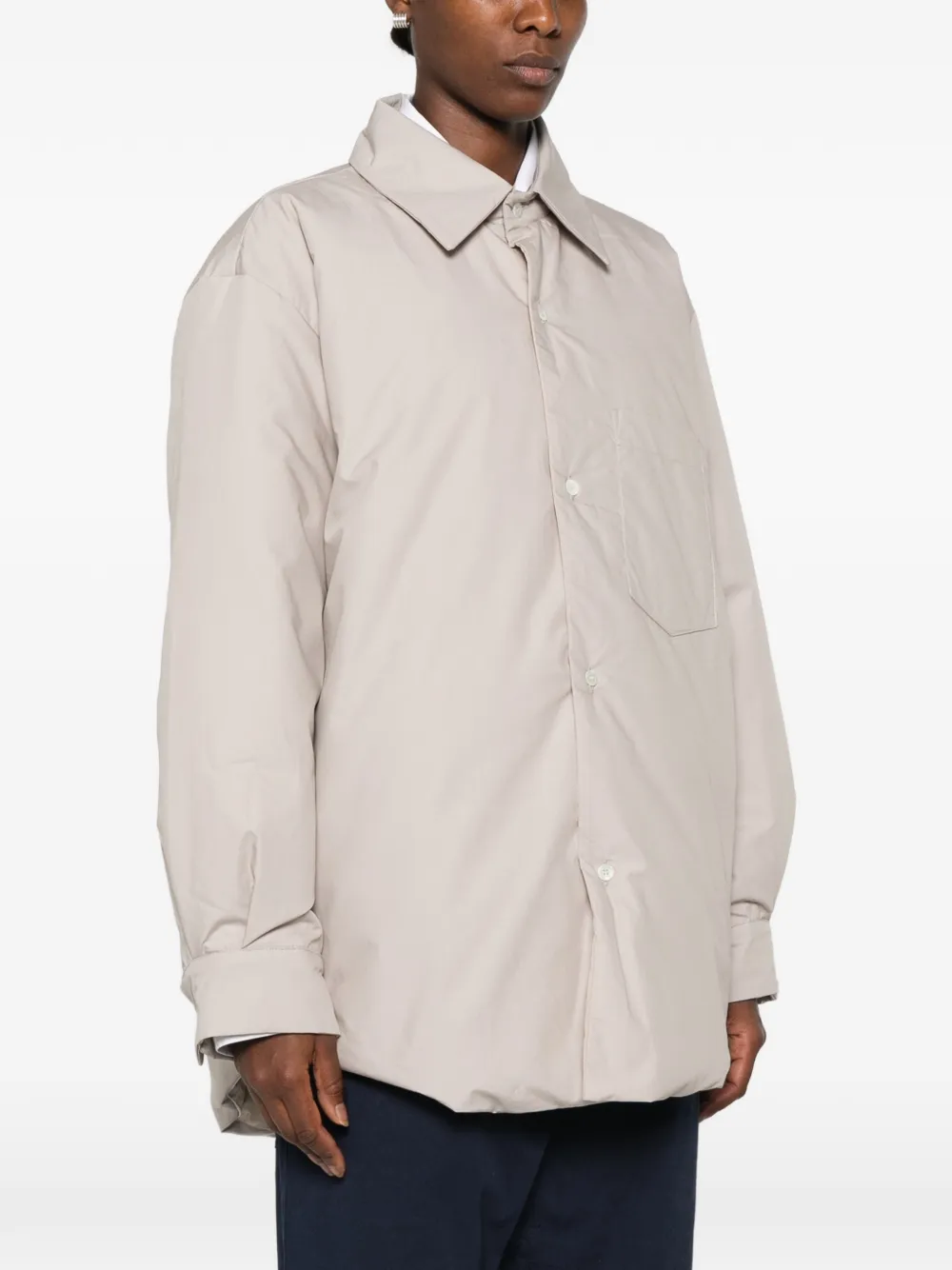 Sofie D'hoore Jas met borstzak en knopen Beige