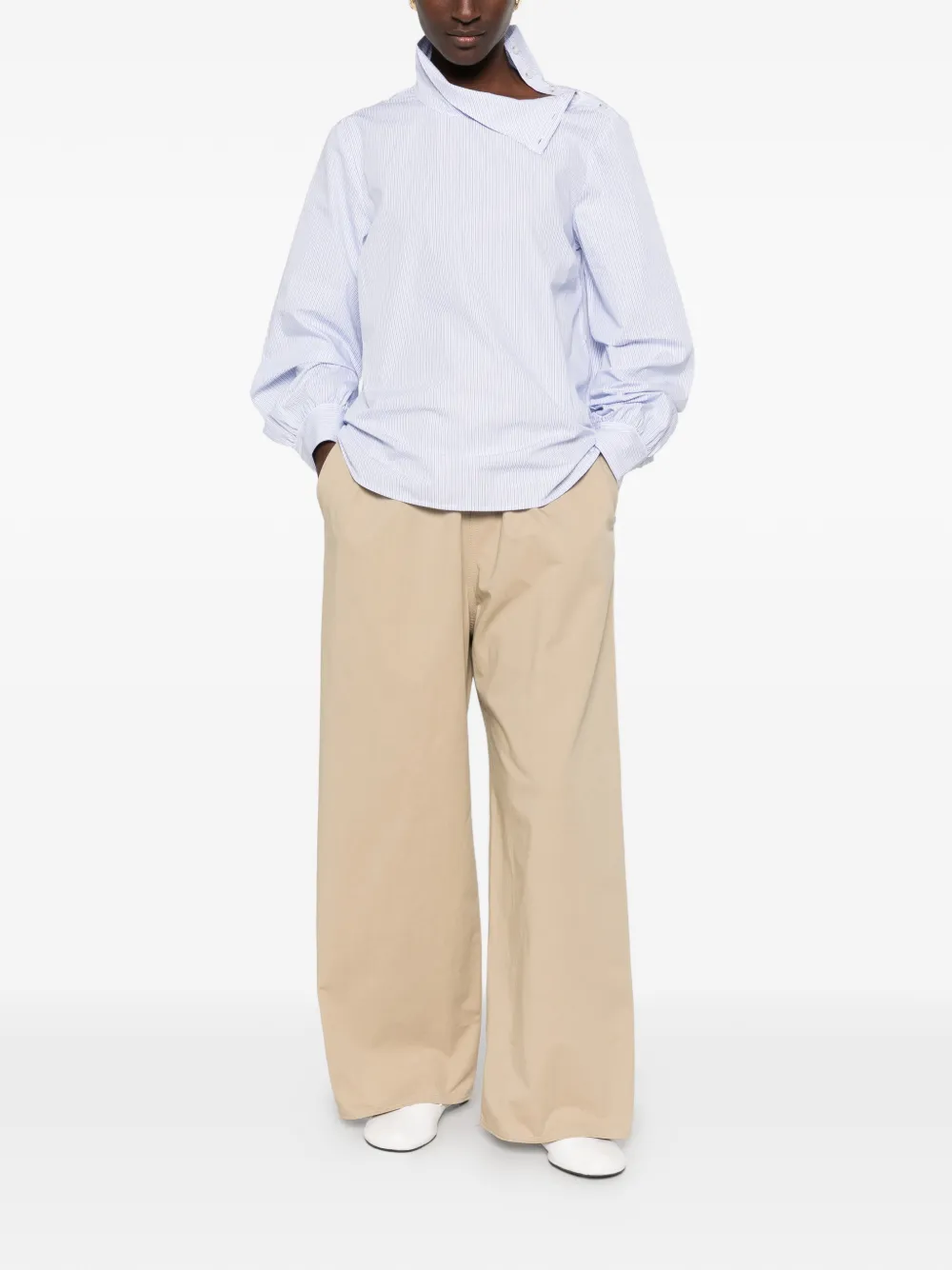 Sofie D'hoore Preston elasticated palazzo pants Beige