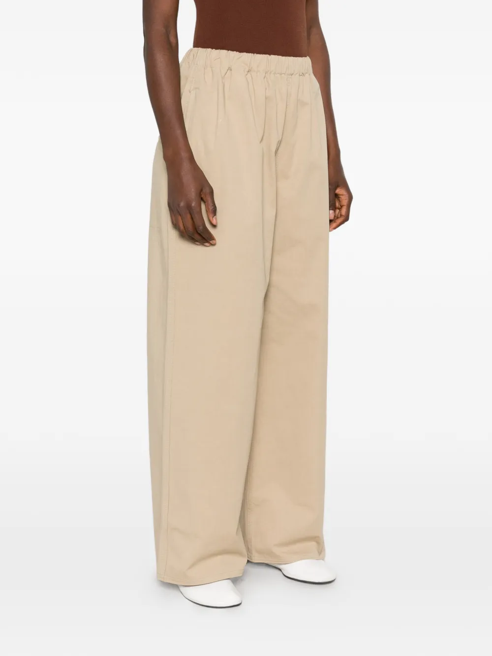 Sofie D'hoore Preston elasticated palazzo pants Beige